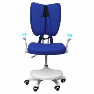 Кресло компьютерное AksHome Pegas синий вид спереди