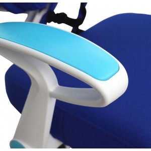 Кресло компьютерное AksHome Pegas синий подлокотник