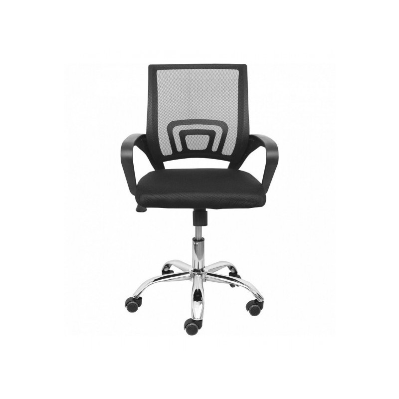 Кресло компьютерное AksHome Ricci New черный вид спереди