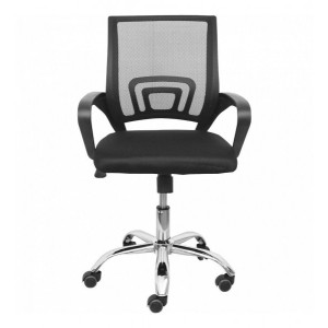 Кресло компьютерное AksHome Ricci New черный вид спереди