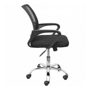 Кресло компьютерное AksHome Ricci New черный вид сбоку