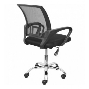 Кресло компьютерное AksHome Ricci New черный вид сзади