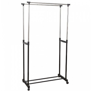 Регулировка высоты вешалки напольной AksHome Diana черная