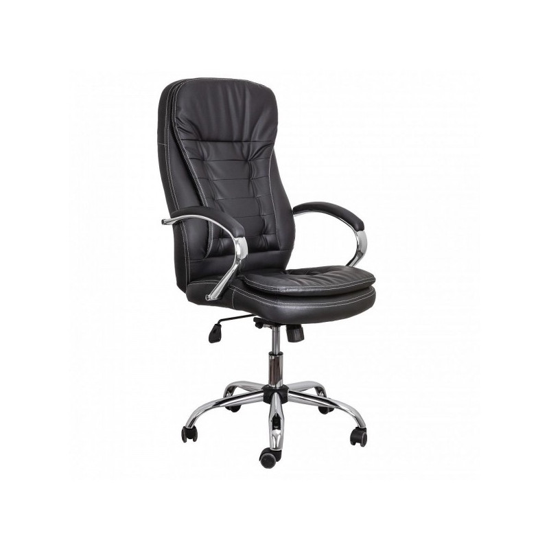 Кресло компьютерное AksHome Richard New Chrome черный