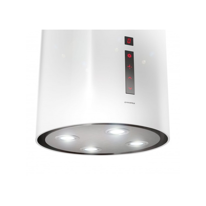 Вытяжка Maunfeld Lee Wall Sensor 39 White свет