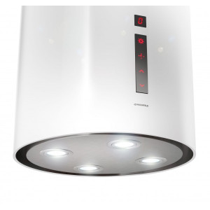 Вытяжка Maunfeld Lee Wall Sensor 39 White свет
