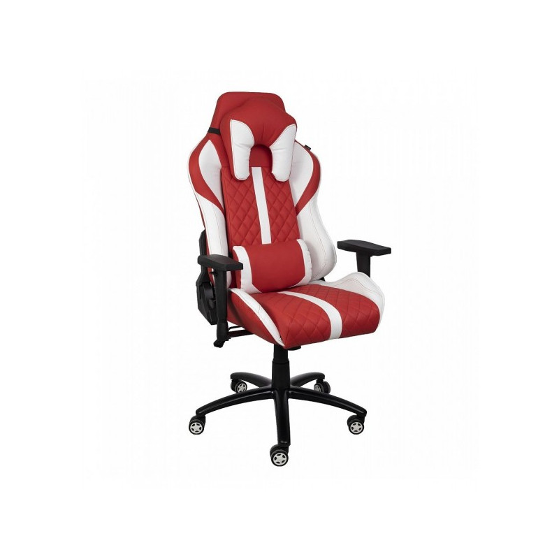 Кресло геймерское AksHome Sprinter белый/красный