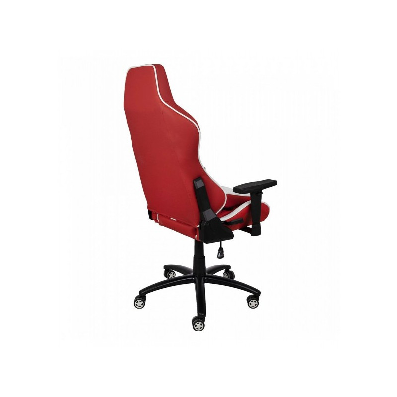Кресло геймерское AksHome Sprinter белый/красный вид сзади