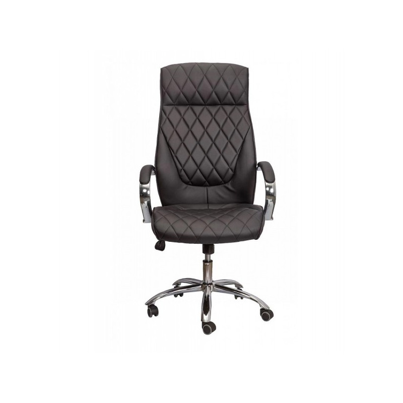 Кресло компьютерное AksHome Star черный вид спереди