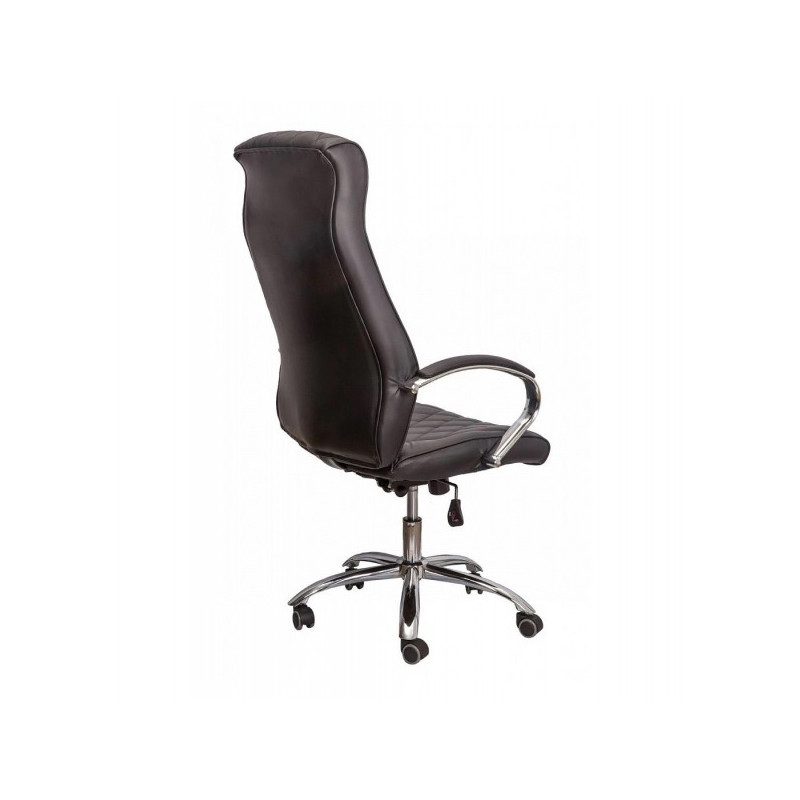 Кресло компьютерное AksHome Star черный вид сзади