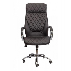 Кресло компьютерное AksHome Star черный вид спереди