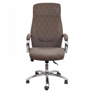 Кресло компьютерное AksHome Star коричневый вид спереди