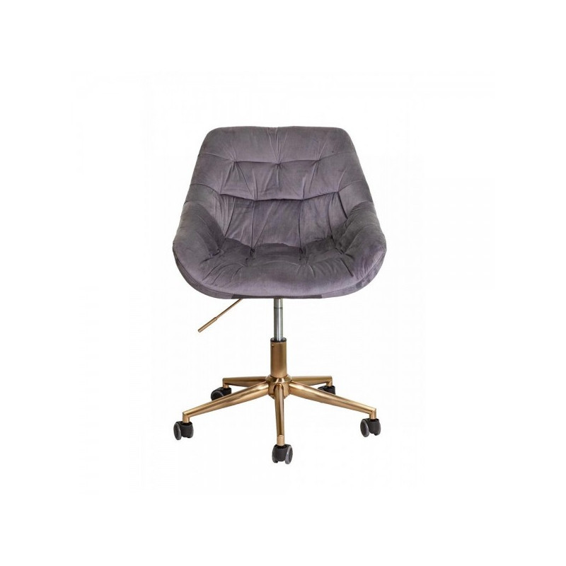 Кресло компьютерное AksHome Bali серый вид спереди