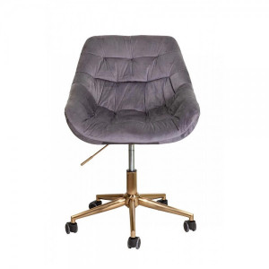 Кресло компьютерное AksHome Bali серый вид спереди