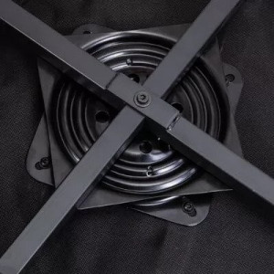 Кресло AksHome Melon серый велюр/черный вид механизма