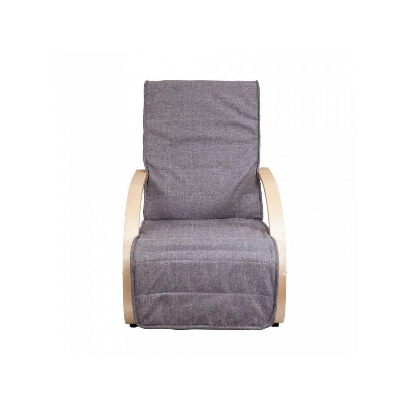 Кресло AksHome Grand серый вид спереди