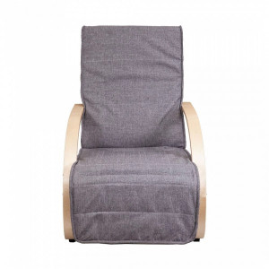 Кресло AksHome Grand серый вид спереди