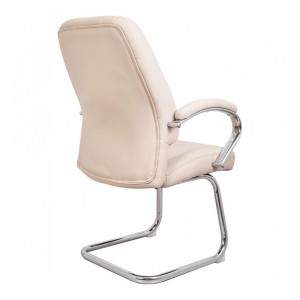 Стул офисный AksHome Kong KF бежевый вид сзади