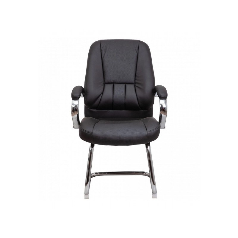 Стул офисный AksHome Kong KF черный вид спереди