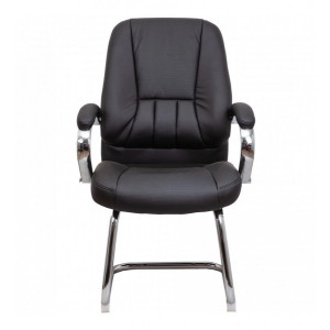 Стул офисный AksHome Kong KF черный вид спереди