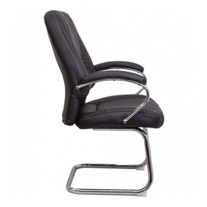 Стул офисный AksHome Kong KF черный вид сбоку