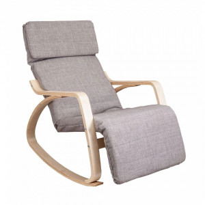 Кресло-качалка AksHome Smart серый