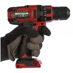 Дрель-шуруповерт Einhell TC-CD 18/35 Li - Solo 4513927 (без АКБ) в руке