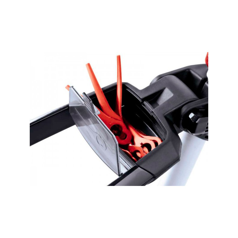 Триммер аккумуляторный Einhell 3411172 GC-CT 18/24 (без АКБ) вид ножей в кейсе