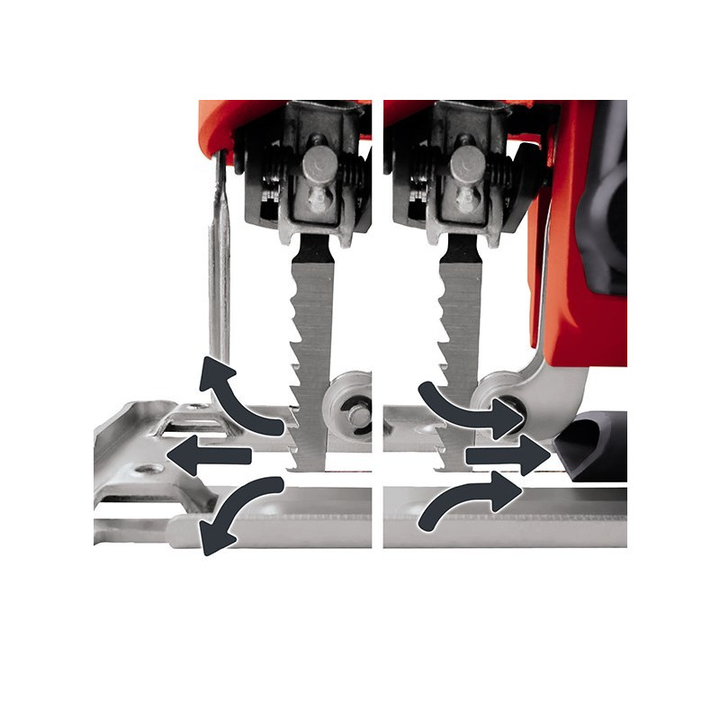 Электролобзик Einhell TE-JS 100 4321160 ход пилки