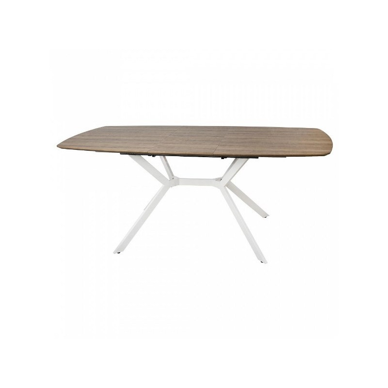 Кухонный стол AksHome Allegro дуб античный/белый