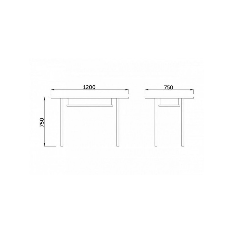 Размеры кухонного стола AksHome Dario стекло/хром