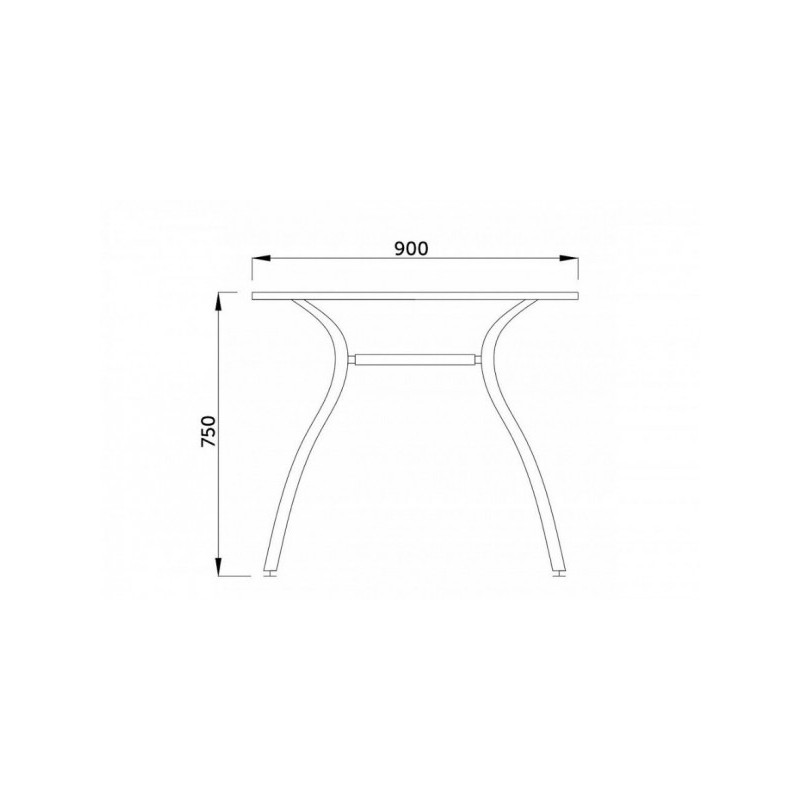 Размеры кухонного стола AksHome Finezia хром/стекло