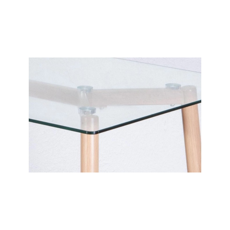 Столешница кухонного стола AksHome Gerda стекло/металл