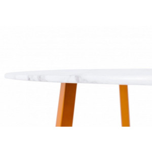 Крепление ножек кухонного стола AksHome Goldie мрамор/золотой