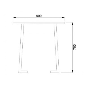 Размеры кухонного стола AksHome Goldie мрамор/золотой