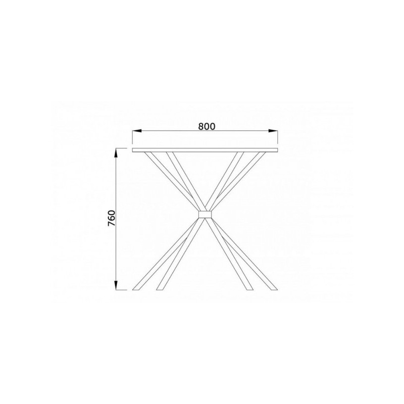 Размеры кухонного стола AksHome Selia стекло/хром