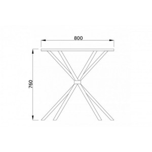 Размеры кухонного стола AksHome Selia стекло/хром