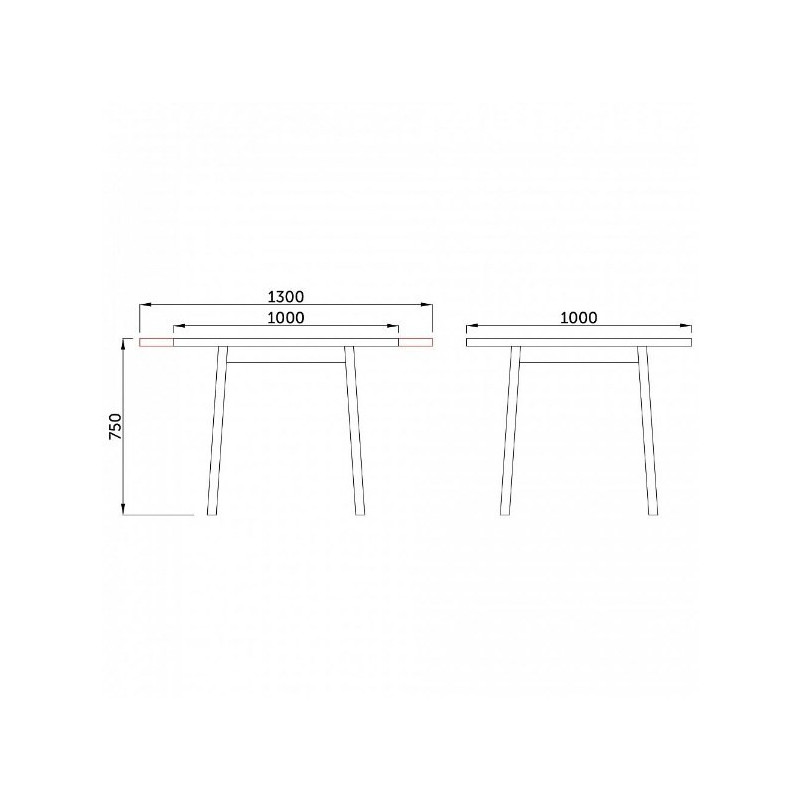 Размеры ухонный стол Drewmix Oslo 4 белый/бук