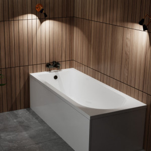 Ванна акриловая Bonito Home Elara 170x75(с ножками) в интерьере