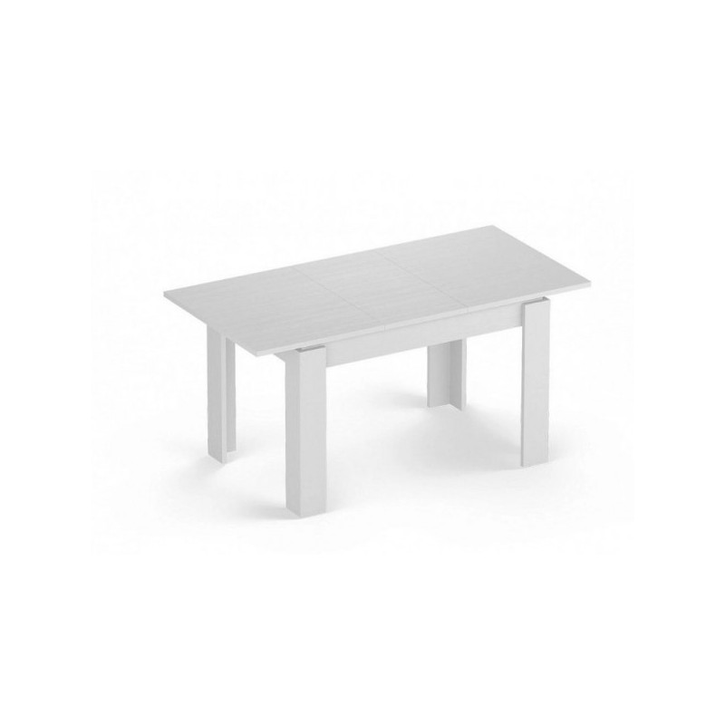 Кухонный стол Eligard Arris 1 белый структурный разложенный