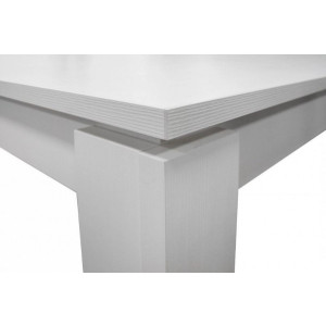 Кухонный стол Eligard Arris 1 белый структурный ножка и столешница