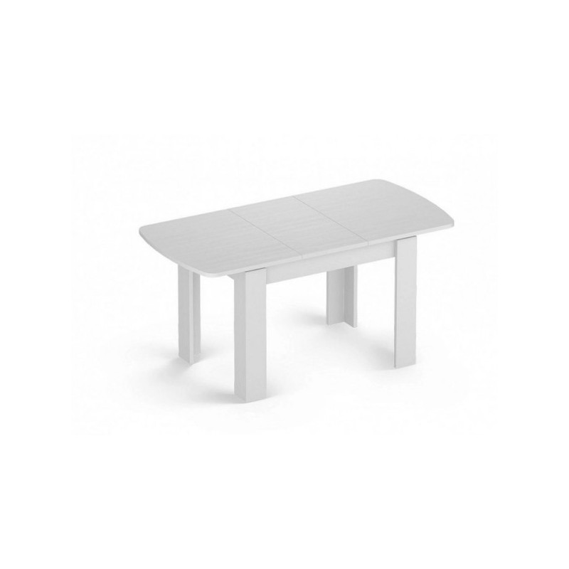 Кухонный стол Eligard Arris 2 белый структурный разложенный