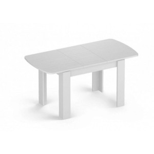 Кухонный стол Eligard Arris 2 белый структурный разложенный