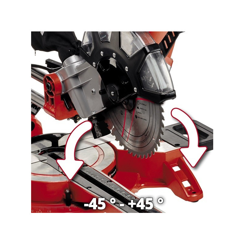 Комбинированная торцовочная пила Einhell TC-SM 2534/1 Dual диск