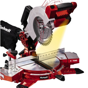 Комбинированная торцовочная пила Einhell TE-MS 18/210 Li-Solo (без АКБ) угол