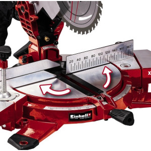 Комбинированная торцовочная пила Einhell TE-MS 18/210 Li-Solo (без АКБ) стол