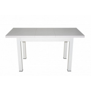 Кухонный стол Eligard One (COO) белый мат разложенный