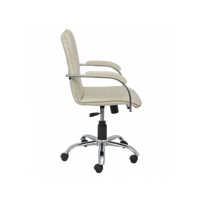 Кресло компьютерное Геллер Samba Aks 2 кремовый вид сбоку