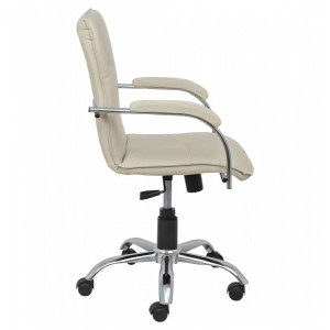 Кресло компьютерное Геллер Samba Aks 2 кремовый вид сбоку