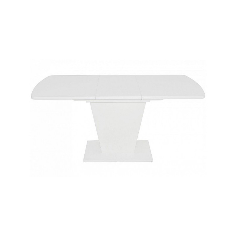 Кухонный стол Eligard Sheldon белый структурный разложенный